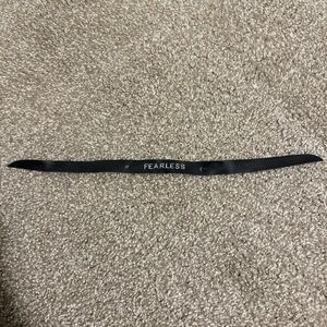 SUPER RARE Black Leather Fearless Taylor Swift tie bracelet